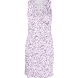 Reformation Calix Floral Print Minidress Purple - M
